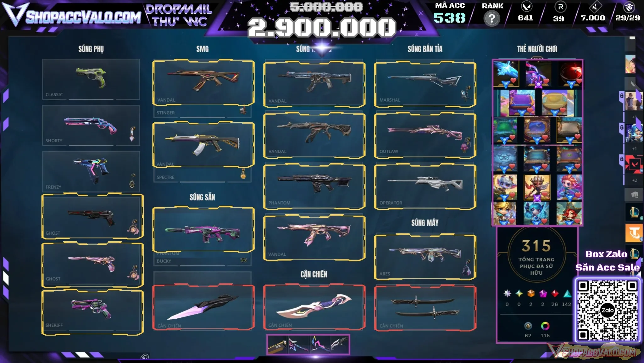 Acc siêu đẹp kẹp TFT+LOL siêu ngon